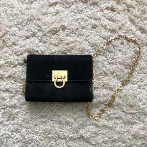 Ferragamo suede purse